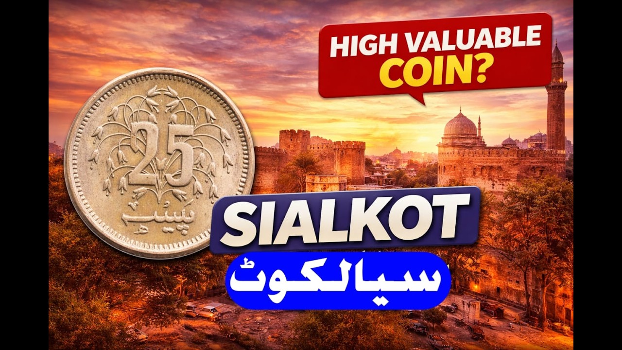 25 Paisa Pakistan Coin 1976 Value | Rare Pakistani Coin | Sialkot History
