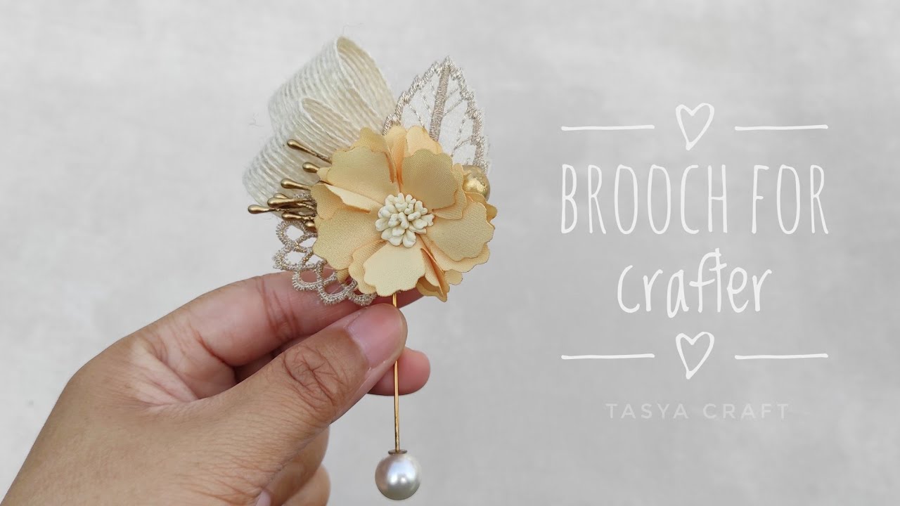 Handmade Brooch Idea | Natural Look Brooch | Jute Brooch