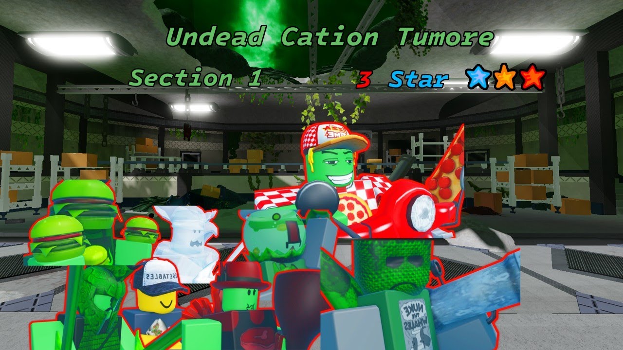 The Battle Bricks:  Undead Cation Tumore 3 Star Stages 1-9
