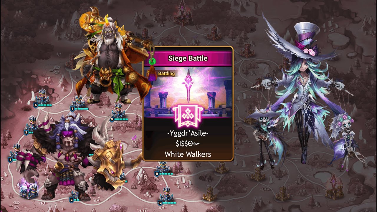 Fin du rhume, on est plus invincible... - Siege Battle vs ṨIṨṨΘ⇜ et White Walkers