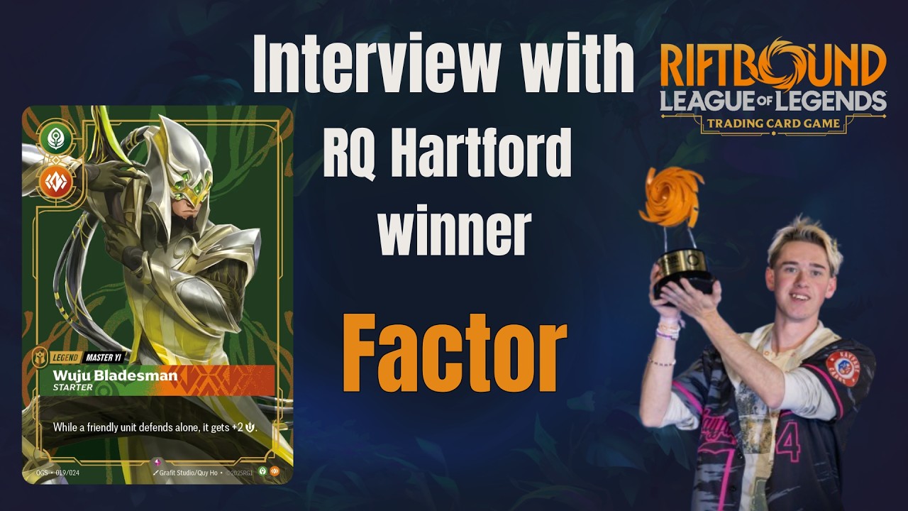 How to win a Riftbound RQ with a new deck - Interview with Factor, RQ Hartford winner
