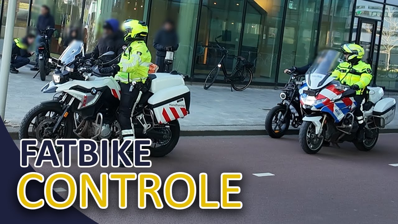 Politie | Fatbike controle in Amsterdam | Achtervolging |