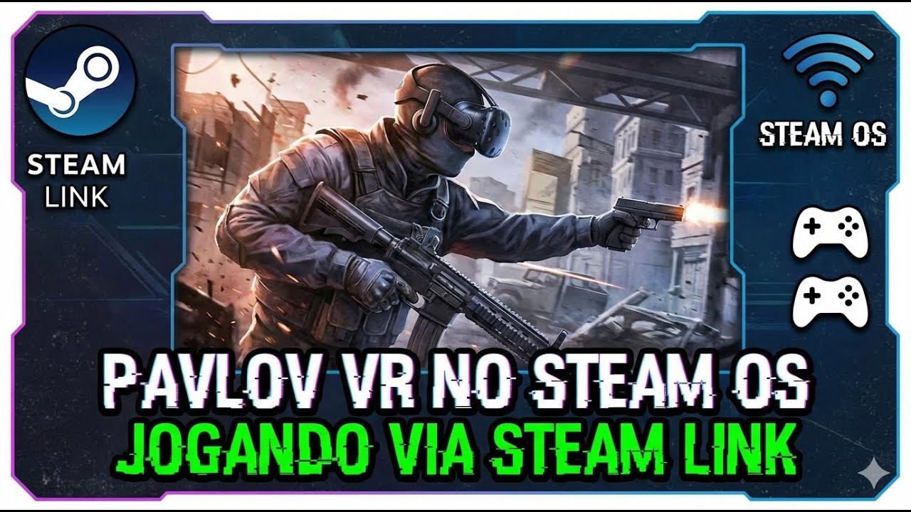 Jogando em realidade virtual no Steam OS - Aquecimento para o Steam Frame.
