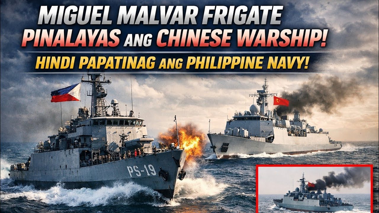 MIGUEL MALVAR FRIGATE PINALAYAS ANG CHINESE WARSHIP: HINDI PAPATINAG ANG PHILIPPINE NAVY!
