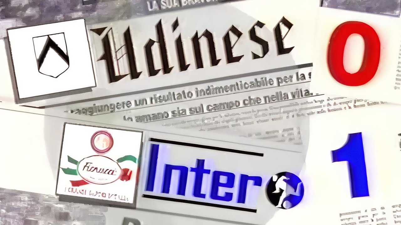 Udinese-Inter 0:1, 1993/94 - Domenica Sportiva (Ruben Sosa)