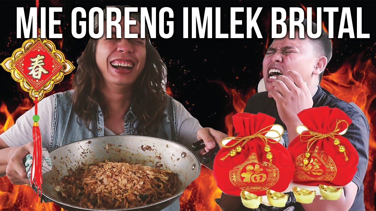 MIE GORENG BRUTAL IMLEK EDITION 3 BOTOL SAMBAL BU RUDY + BON CABE LVL 30 | GERRY GIRIANZA ft. BLACK