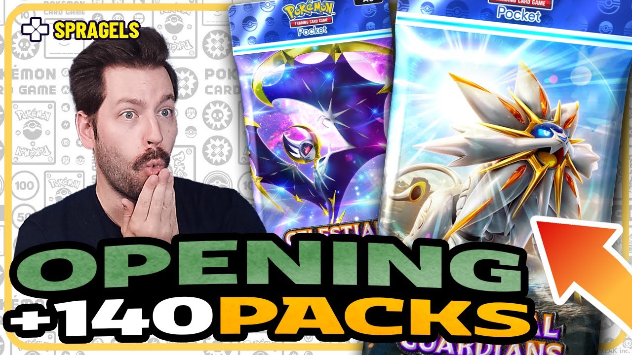 I Opened 140+ Celestial Guardians Packs In Pokemon Pocket
