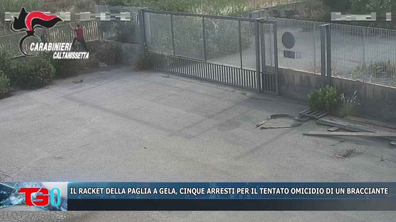 IL RACKET DELLA PAGLIA A GELA, CINQUE ARRESTI PER IL TENTATO OMICIDIO DI UN BRACCIANTE