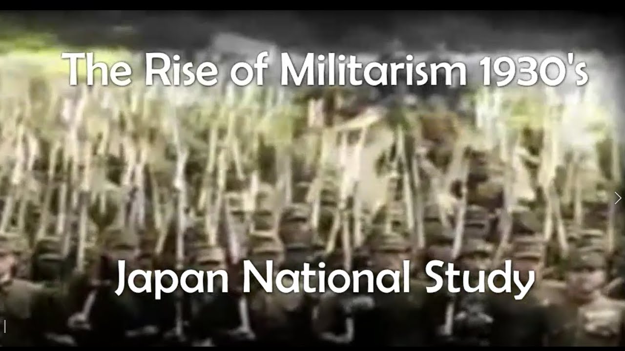 HSC Modern History National Study Japan Rise of the Militarists