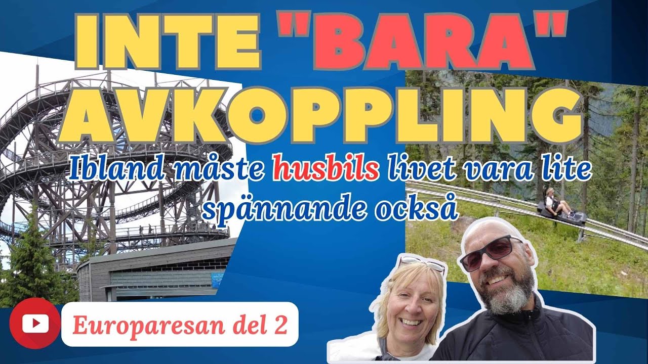 Husbilen tar oss vidare söderut med några riktiga äventyr!