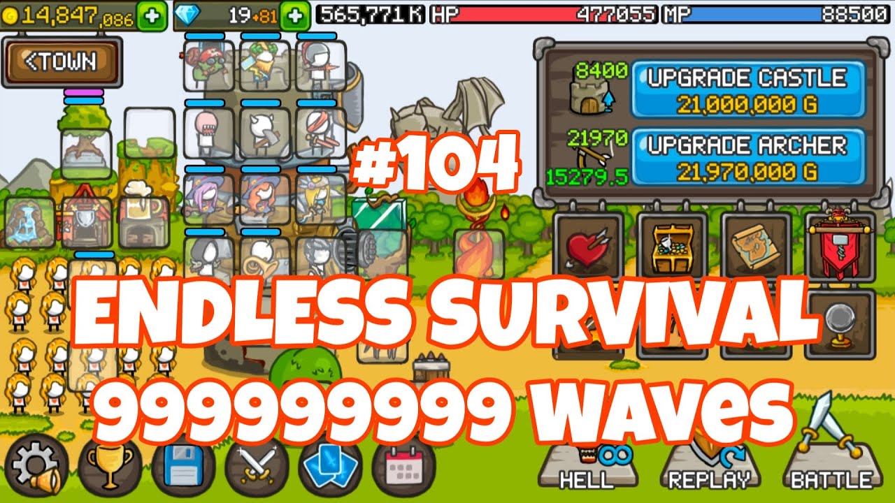 Grow Castle || Road to Endless waves Part 104