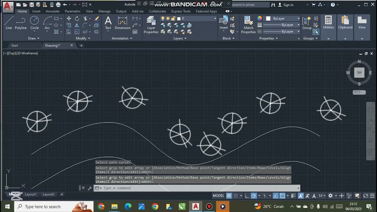 Part 5# belajar menggunakan miror,array,dan modify trim, extrim