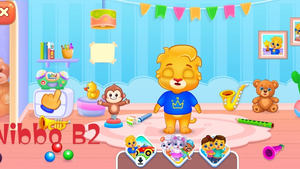 NIBBO B2 cartoon video zoom meeting now #shorts 