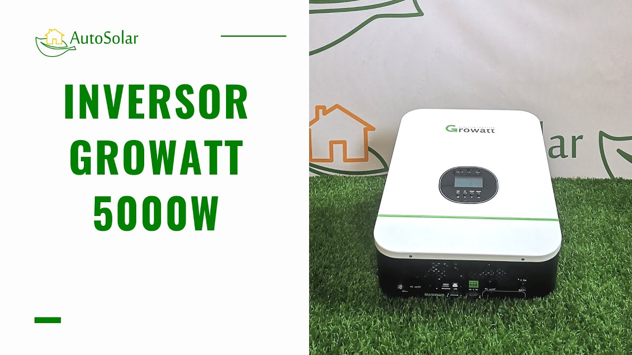 Inversor Solar 5000W 48V MPPT 80A Growatt