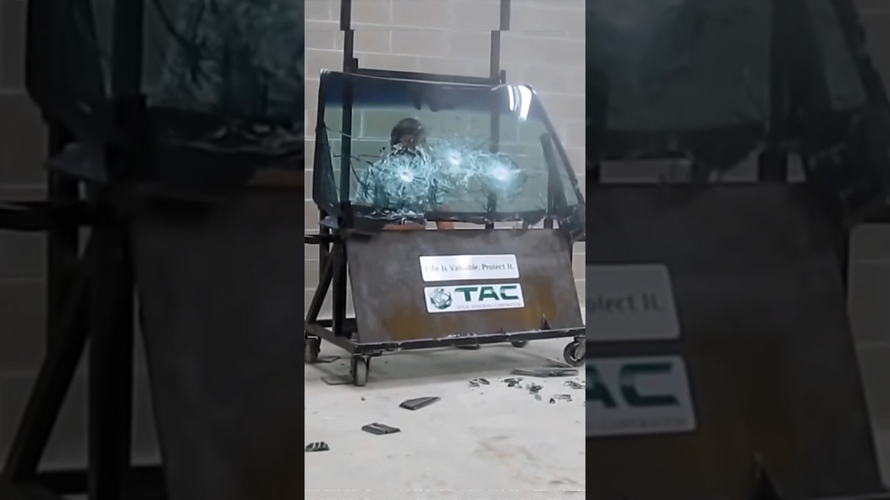 Bulletproof Glass Test (AK-47)