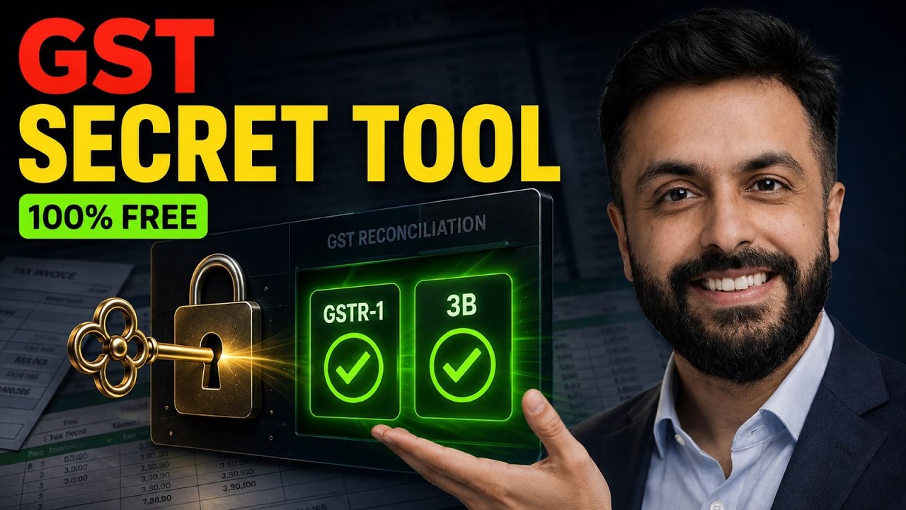 FREE GST Tool | GSTR-1 aur 3B Reconciliation Seconds me|Sirf PDF Upload Karo... Reconciliation Ready