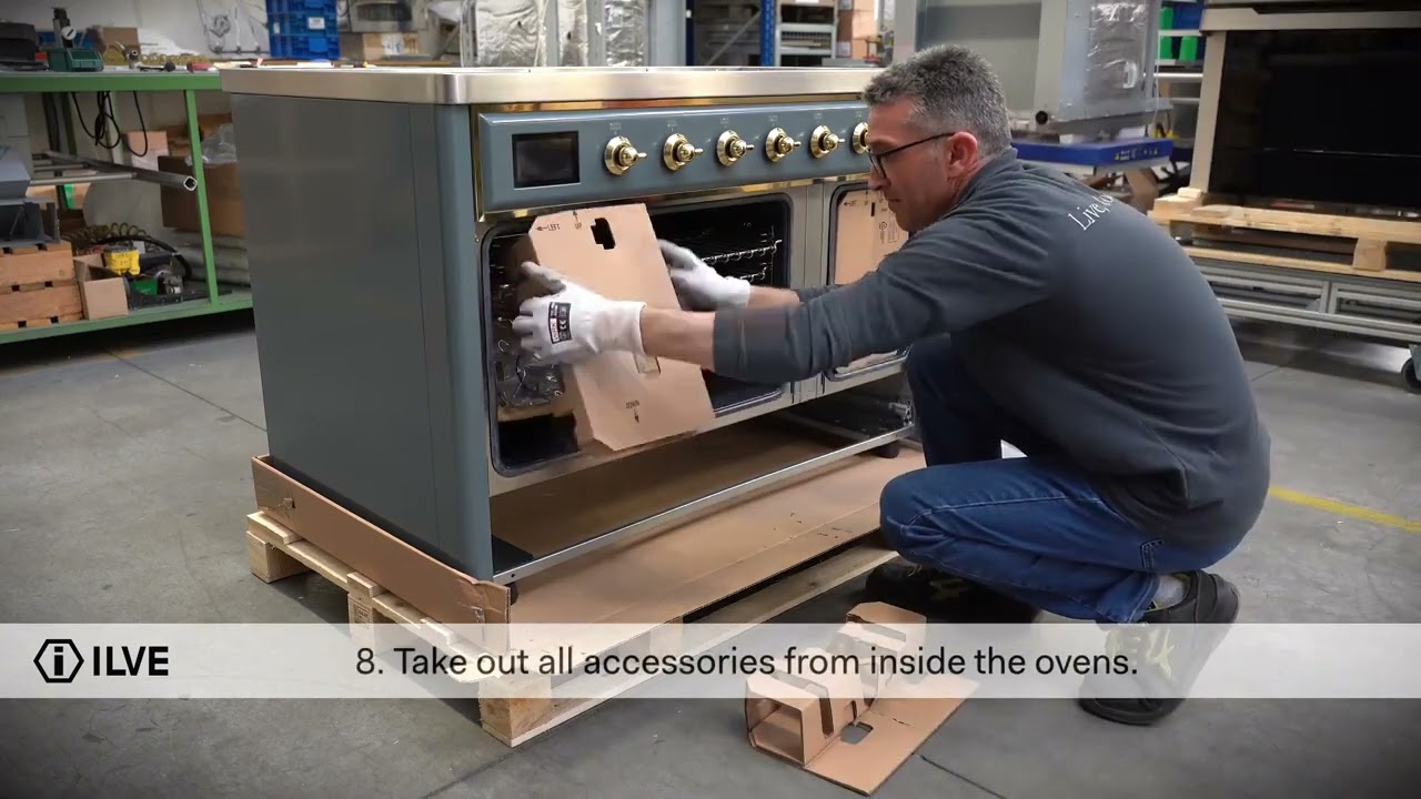 Unboxing and How to Install the LEGS of ILVE Majestic Range