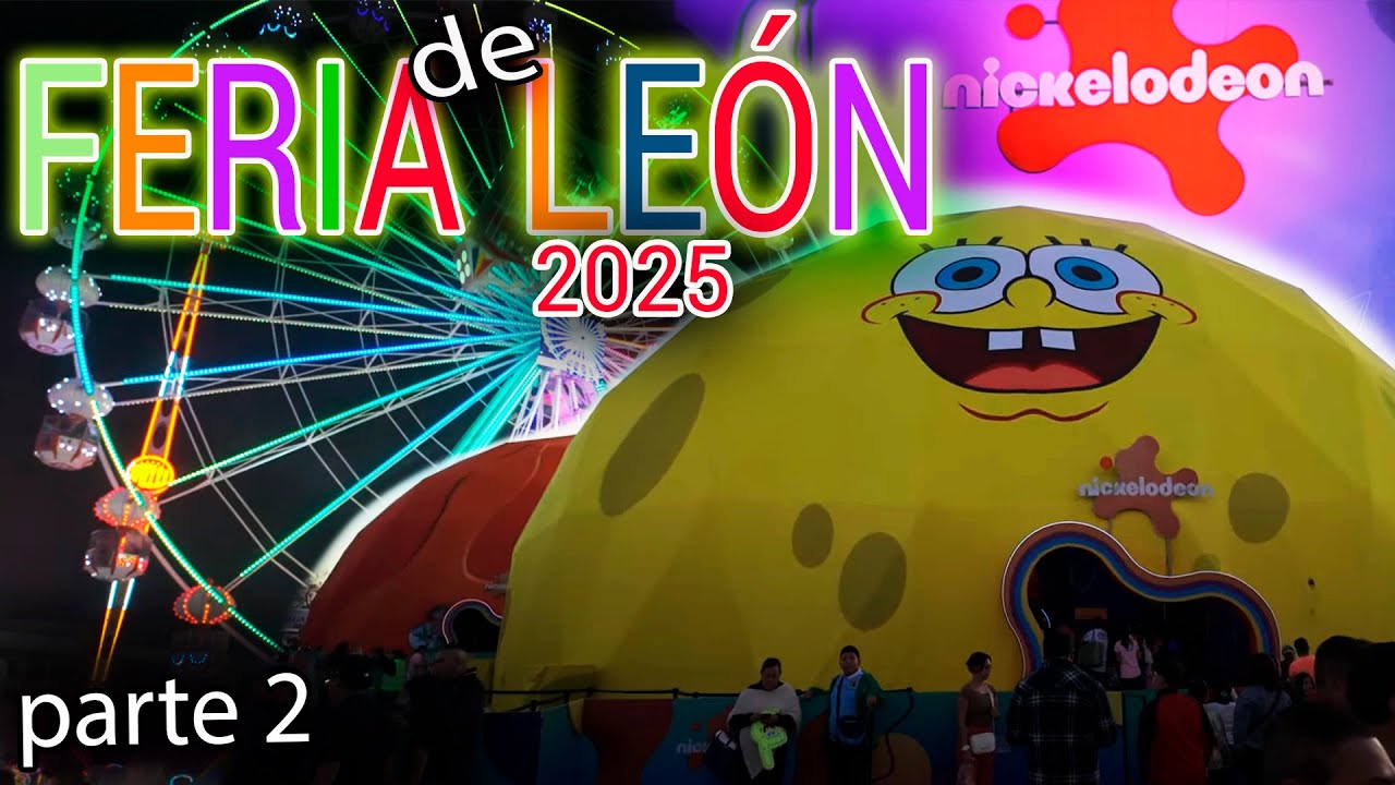 🇲🇽 🎡Así de grande es la FERIA DE LEÓN 2025 🎠 4K | León, Guanajuato, México | Walking Tour Part 2