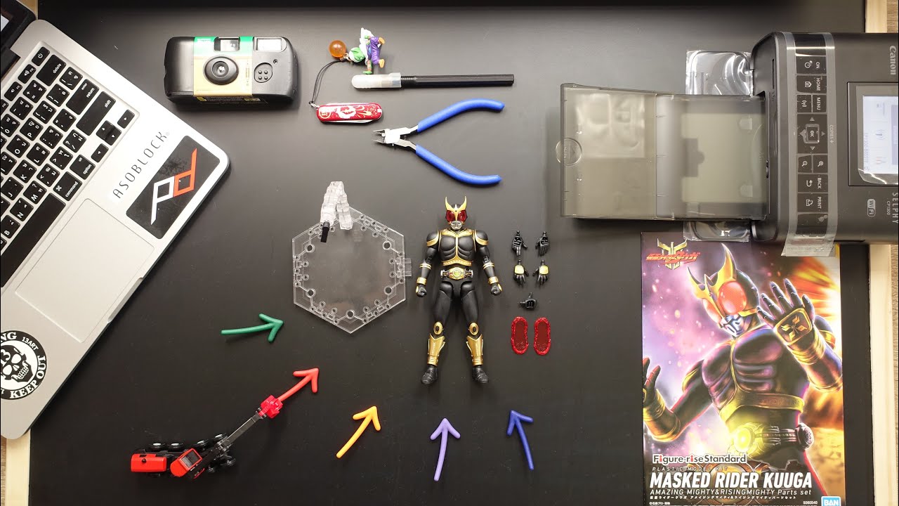 Figure-riseStardand MASKED RIDER KUUGA AMAZING MIGHTY&RISING Pasts set review
