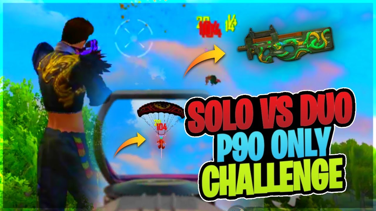 P90 Challenge in Solo Vs Duo || 200% Luck But it goes Wrong || Desi Army