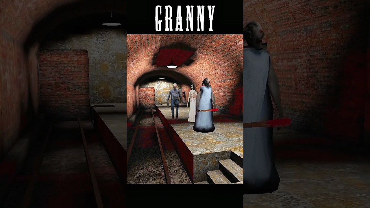 Granny 3 Train Escape 🚊🚂Trap Troll face edit 😈⚡