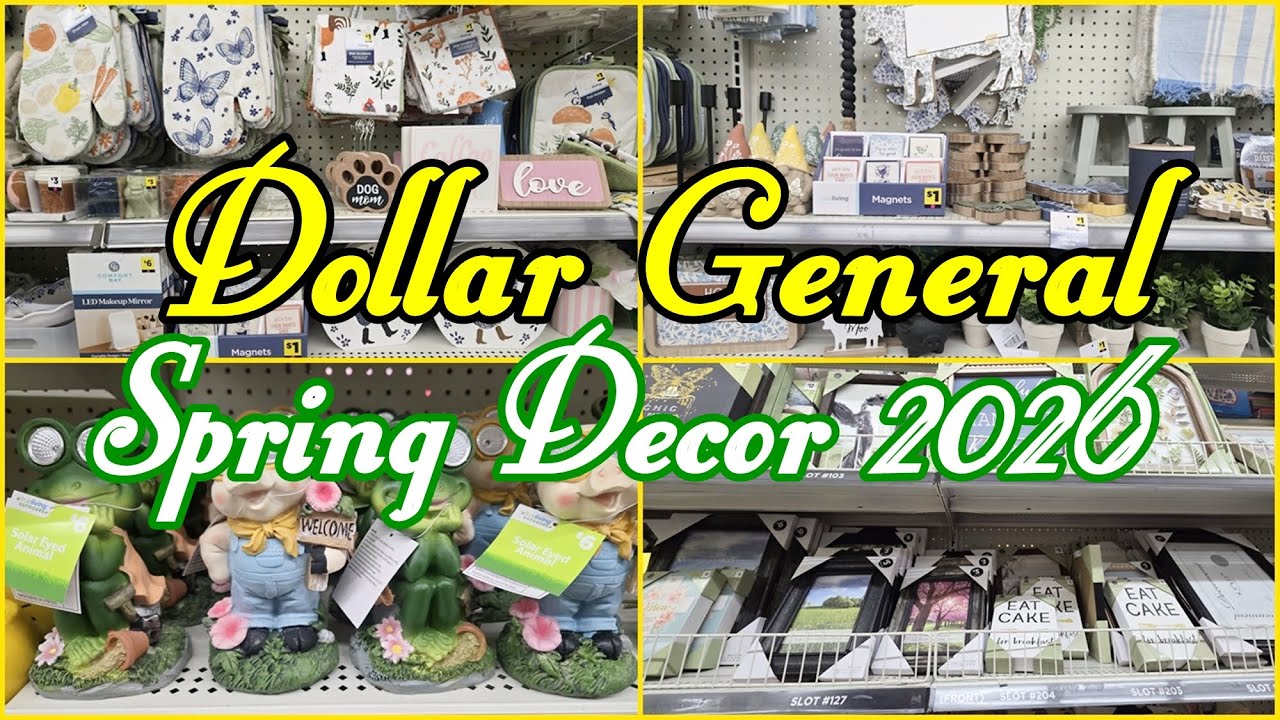 ВЕСНА 2026: ПОКУПКИ ДЕКОРА В МАГАЗИНЕ DOLLAR GENERAL СО МНОЙ