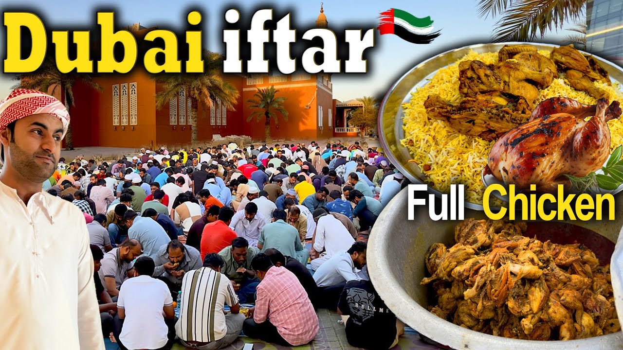 Ramadan IFTAR in Dubai Mosque  | Ramadan 2025 4K 