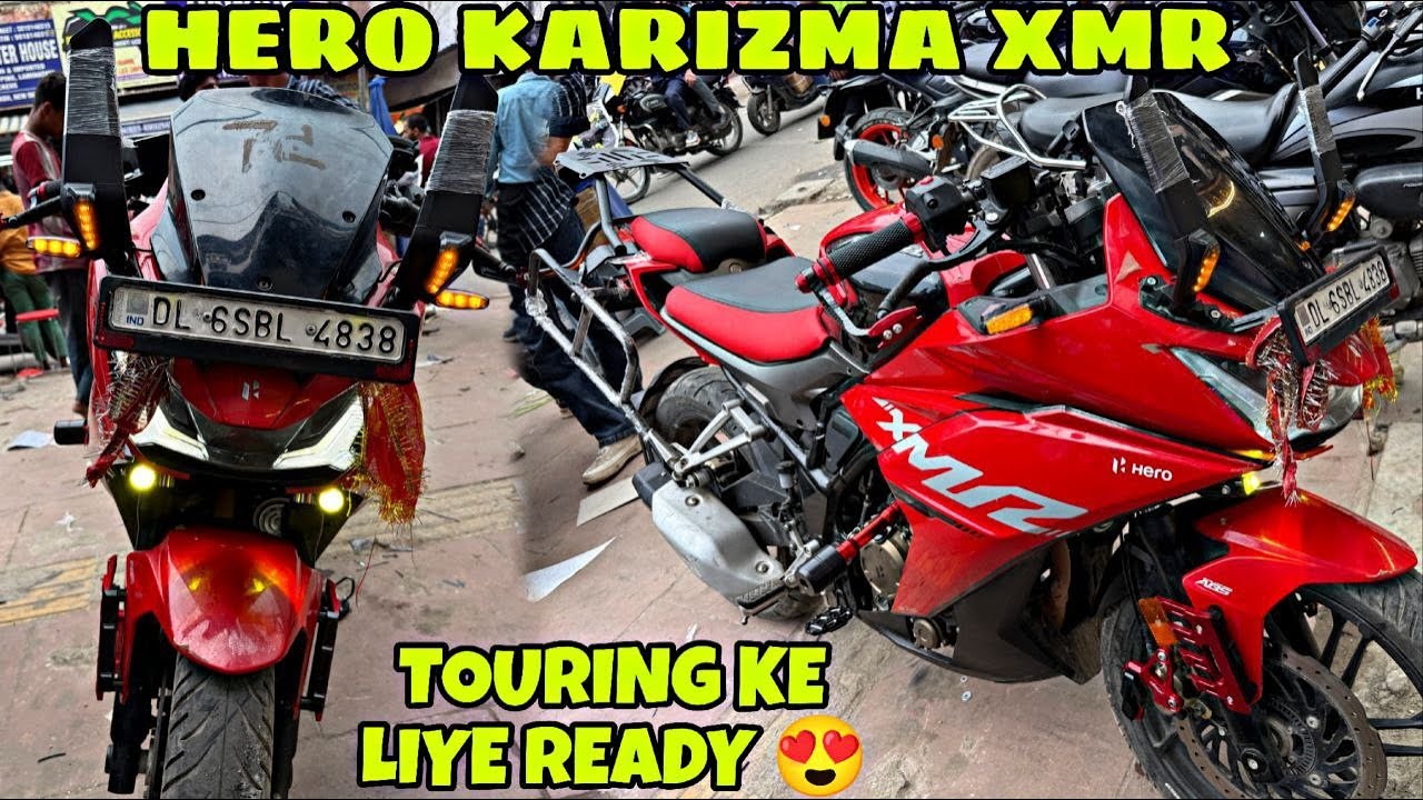HERO KARIZMA XMR 210 ko bana dia full Touring Ready Modify karke | Gazab kar dia 😮