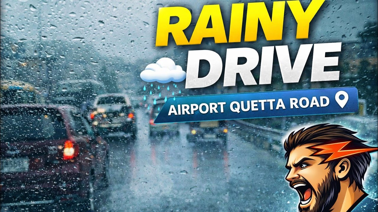 Early Morning Rain & Snow ❄️🌧️ | Beautiful View of Quetta