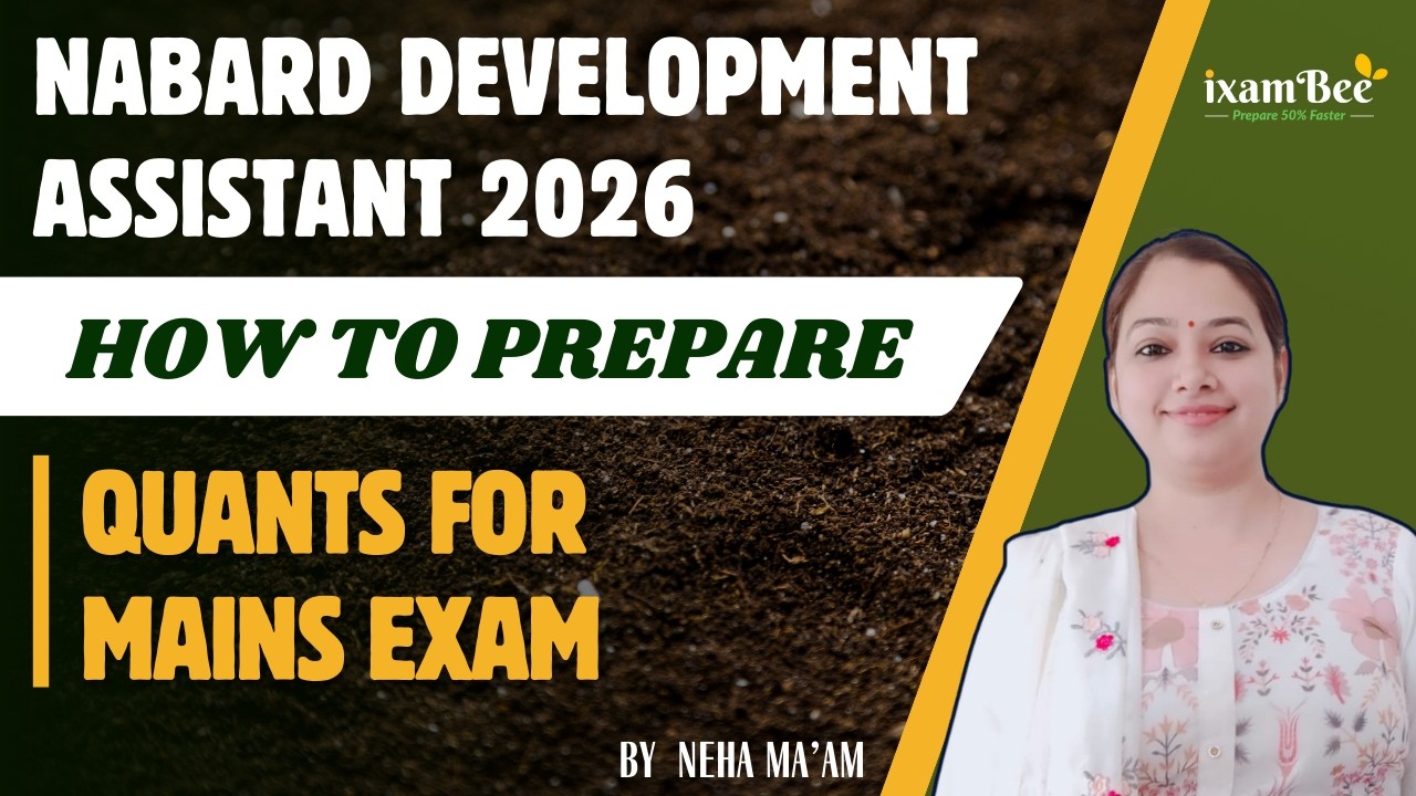 NABARD DEVELOPMENT ASSISTANT 2026 || How to prepare quant for  mains exam?