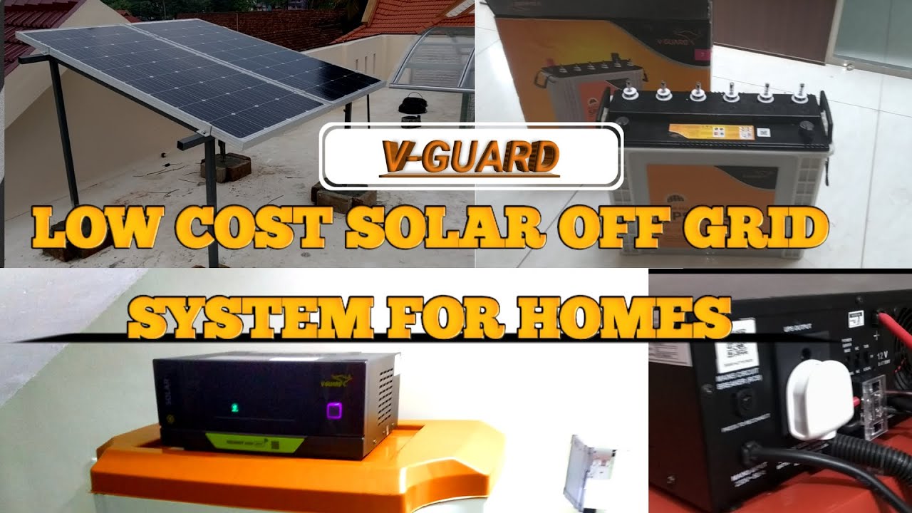 ചിലവ്  കുറഞ്ഞ OFF GRID സോളാർ സിസ്റ്റം || SOLSMART 1450........
