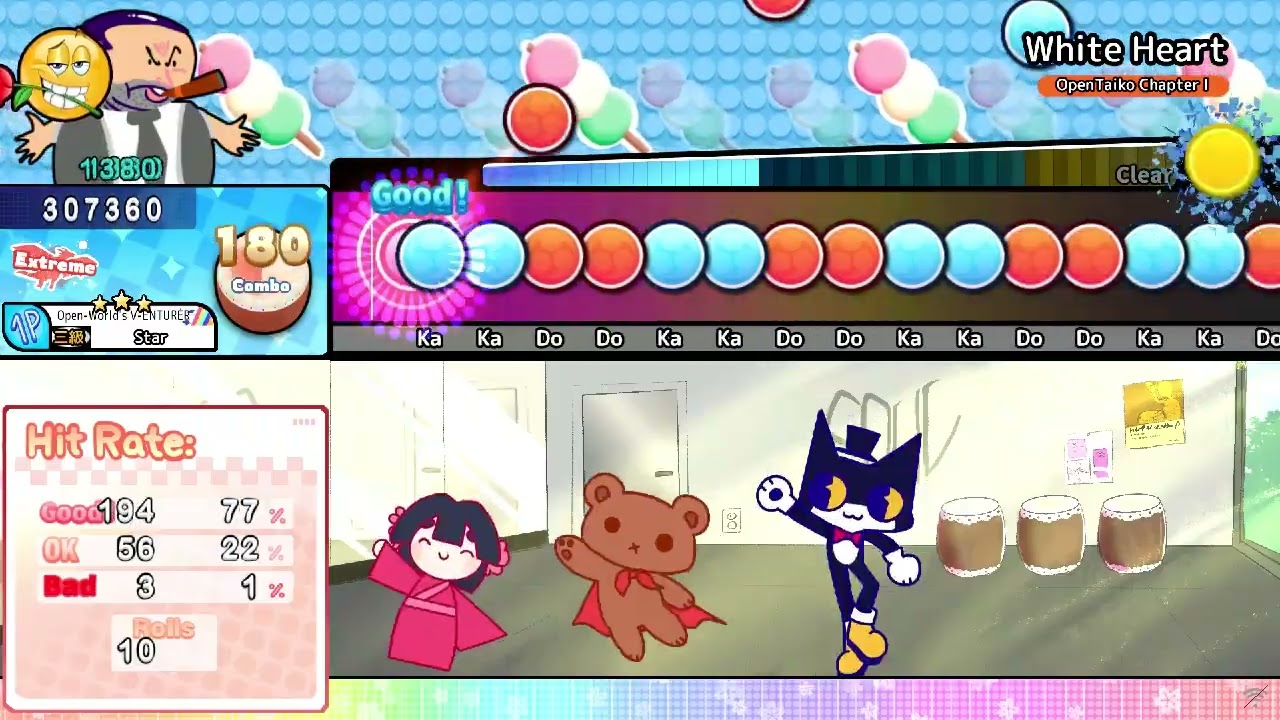 White Heart by 9C feat. Cusi on Extreme (OpenTaiko)