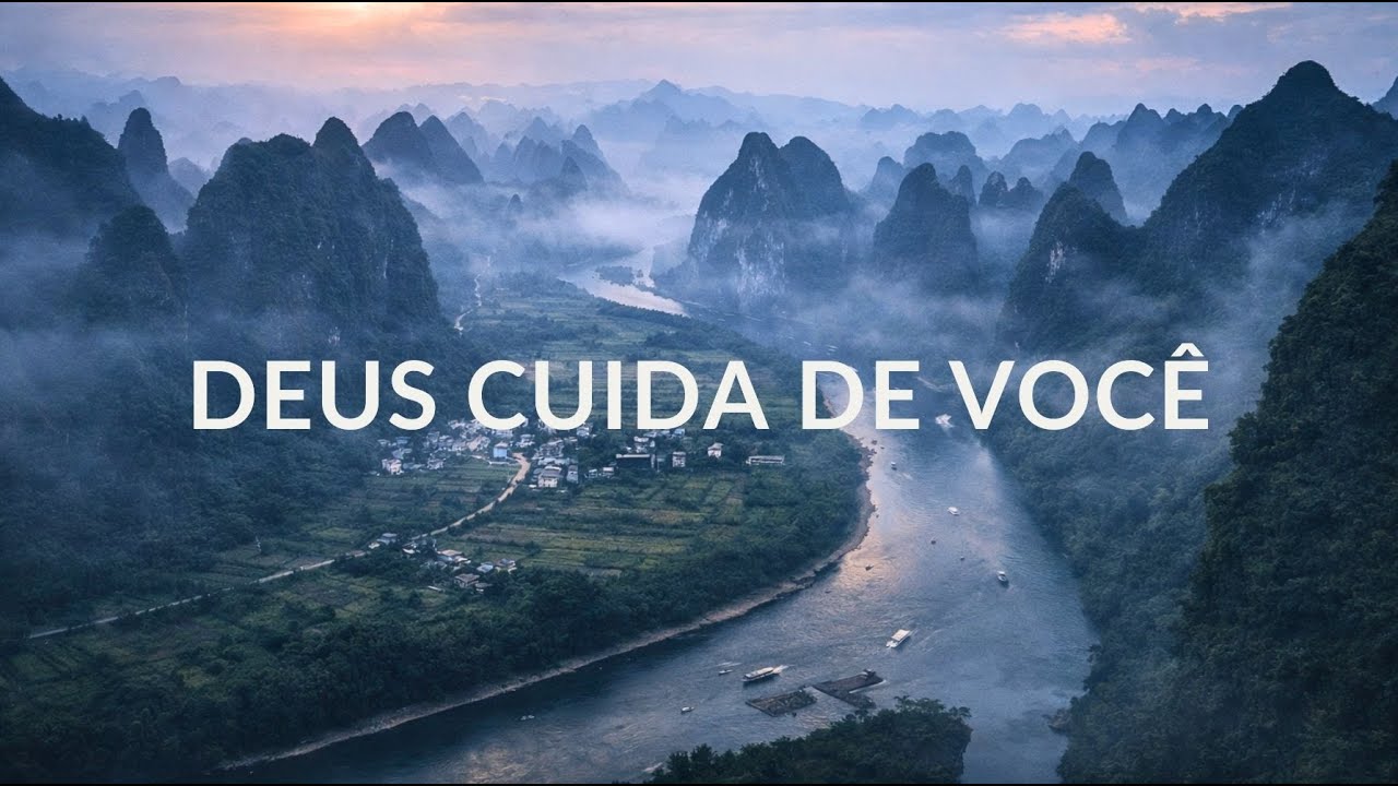 Deus cuida de você | Música gospel instrumental para dormir e orar | Deus Comigo