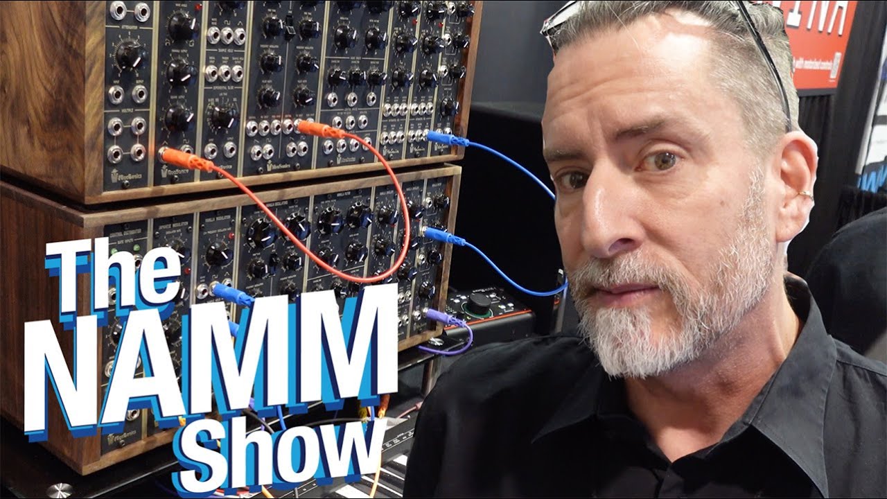 NAMM 2024 Marc Doty at the MuSonics booth
