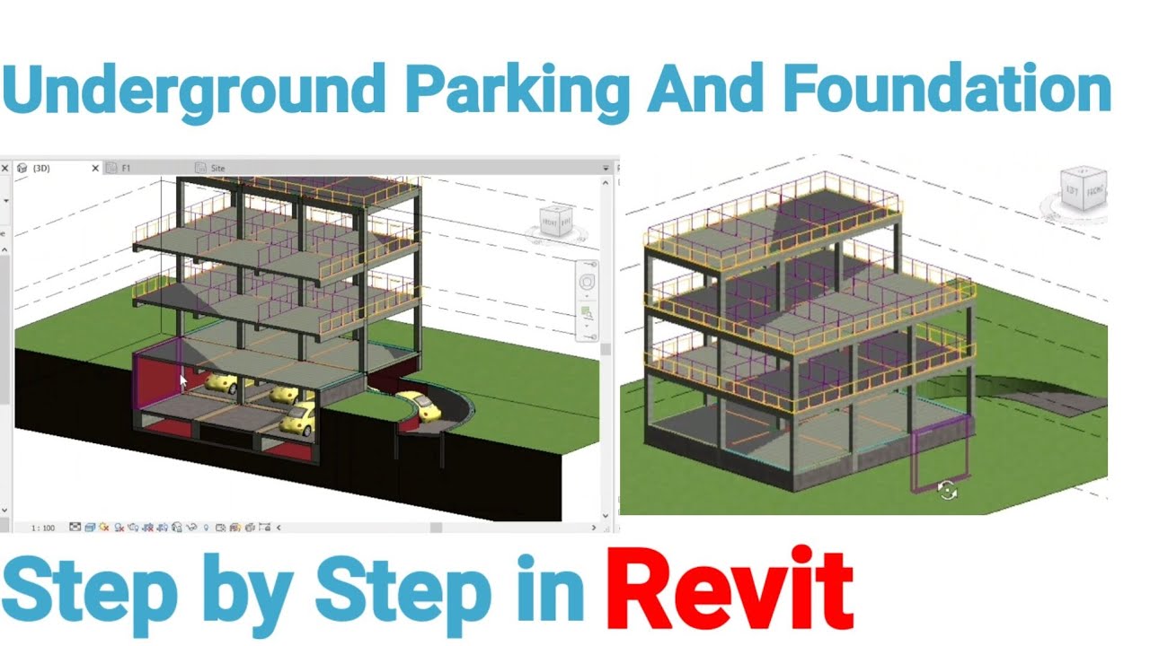 Excavation And Basement in Revit Tutorial |Revit2020|Revitstructure|