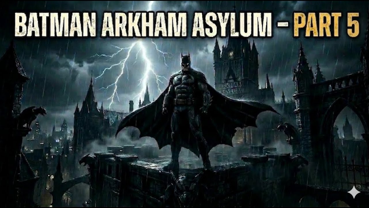 🔴Batman Arkham Asylum Part 5 – Joker The Mastermind (No Commentary) 🔴