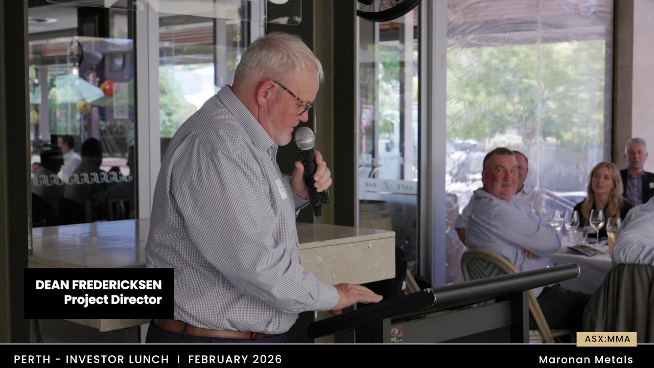 Maronan Metals (ASX:MMA) - Perth Investor Lunch - February 2026