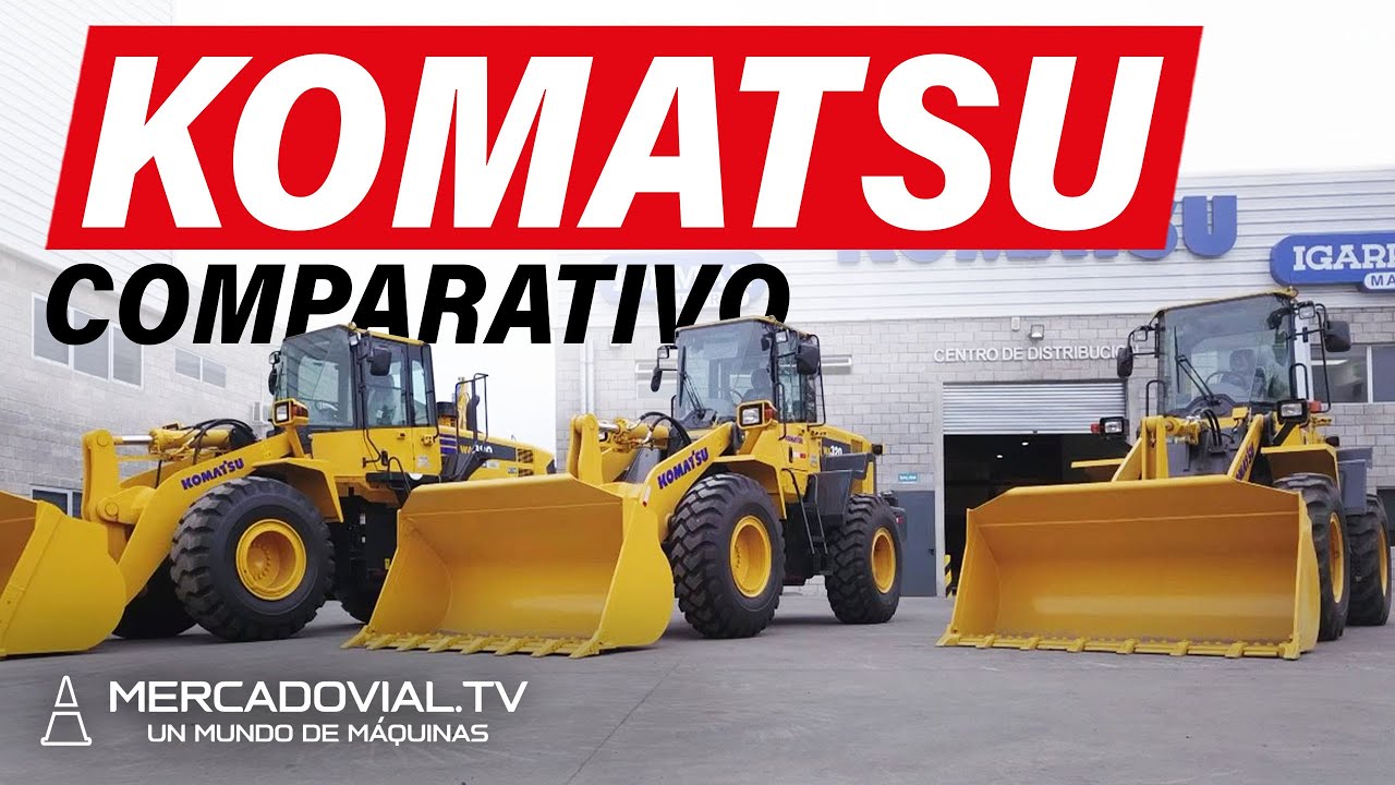 Comparativo Palas Cargadoras Komatsu | Igarreta Máquinas | Mercado Vial TV