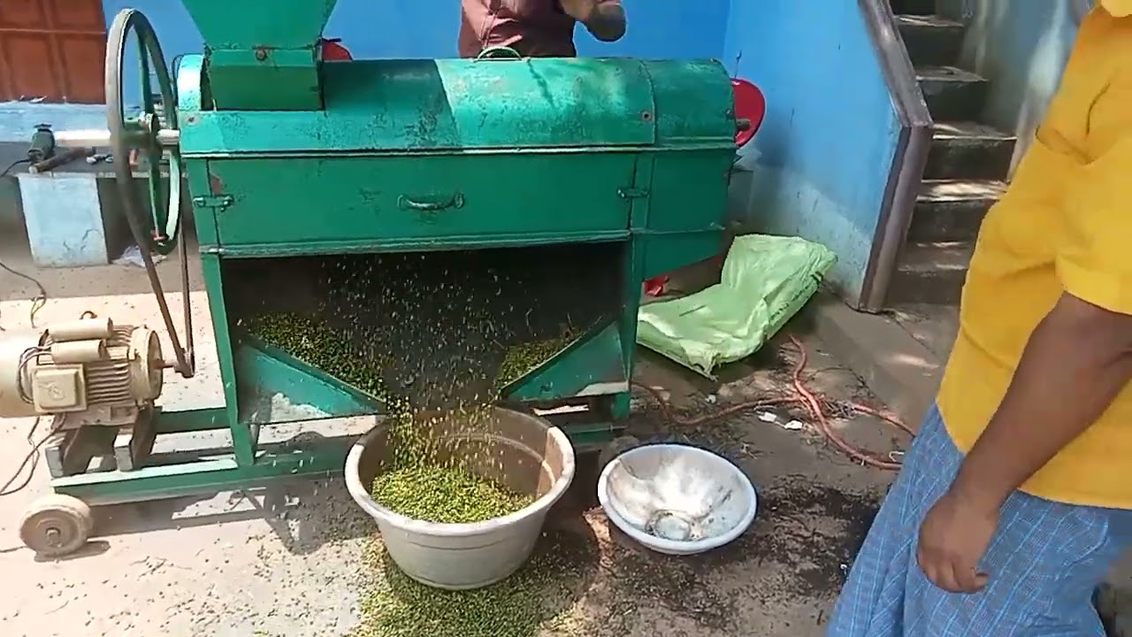 pepper thresher mechine.repair& service center.muruganantham.dindugal DST sitharevu