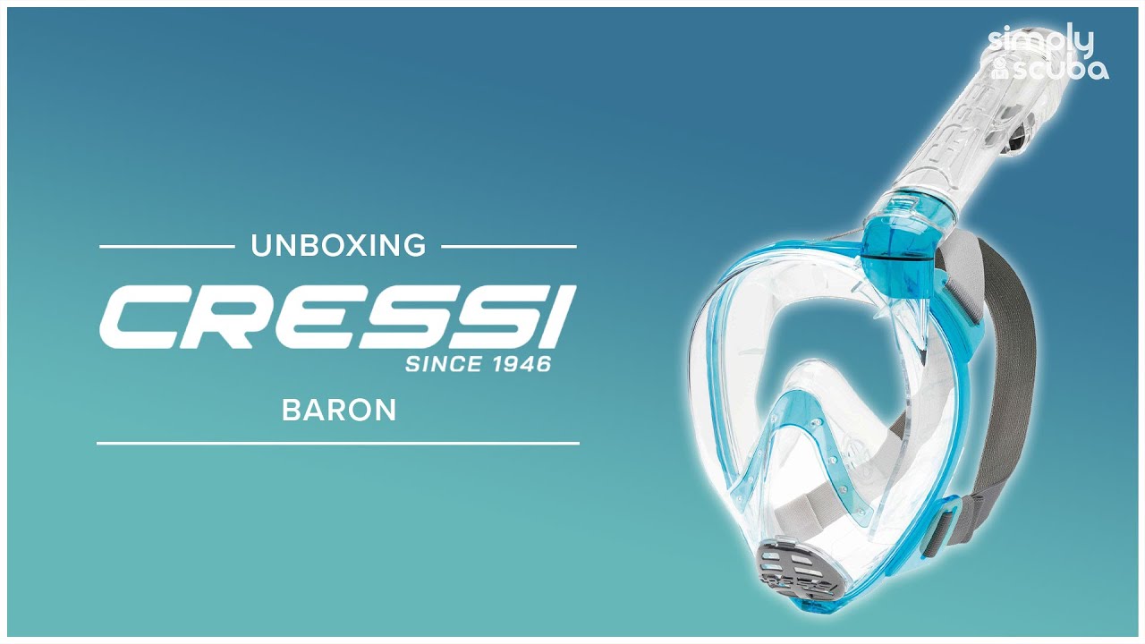 Полнолицевая маска Cressi Baron | Распаковка | @simplyscuba
