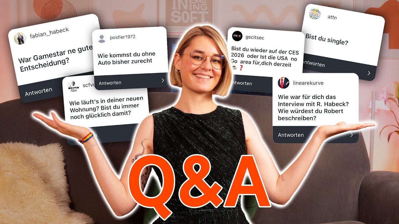 Wieso ziehst du um? Wie ist Robert Habeck? Bist du Single? - Großes Q&A