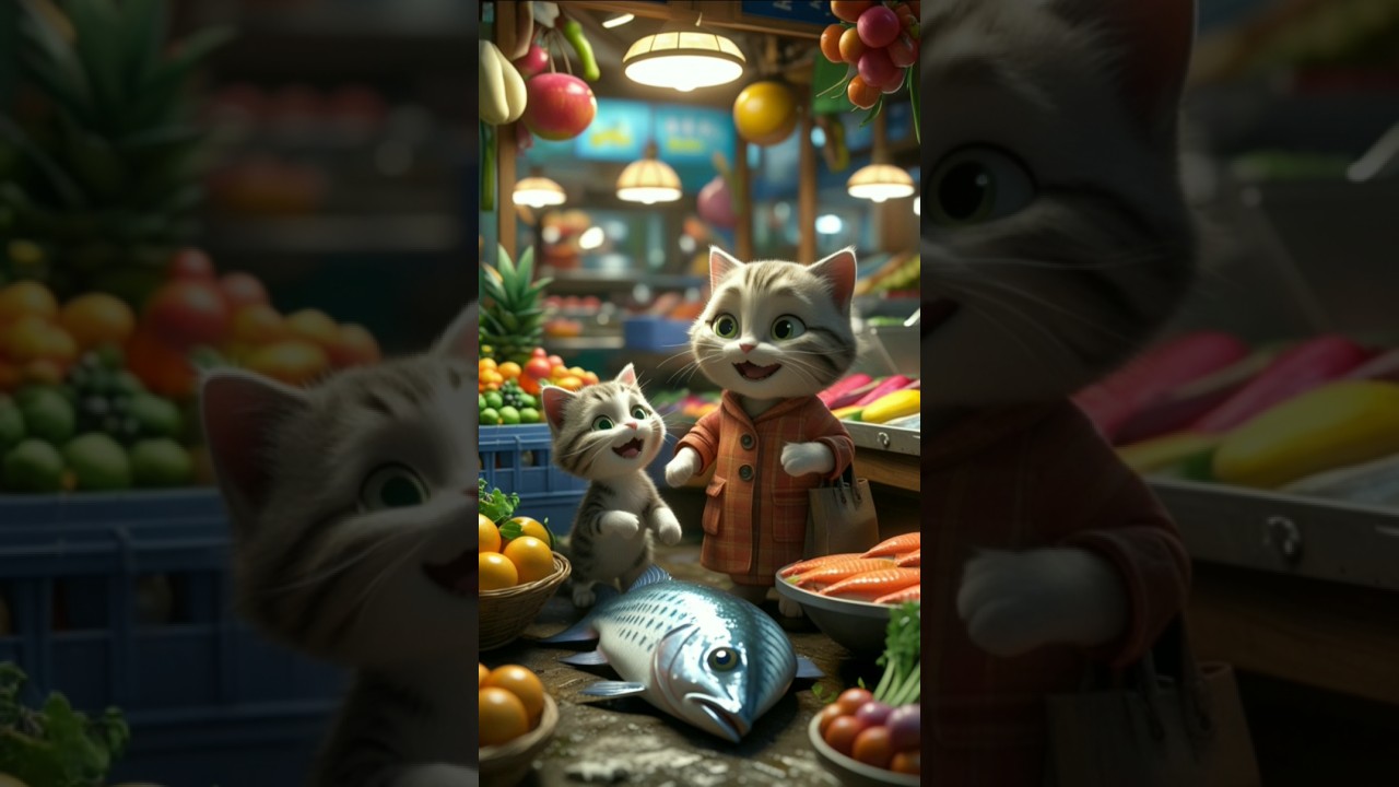 The Kitten&rsquo;s Big Adventure 🐈❤🍗&ndash; A Heartwarming Journey with Mama Cat! 🐱💕