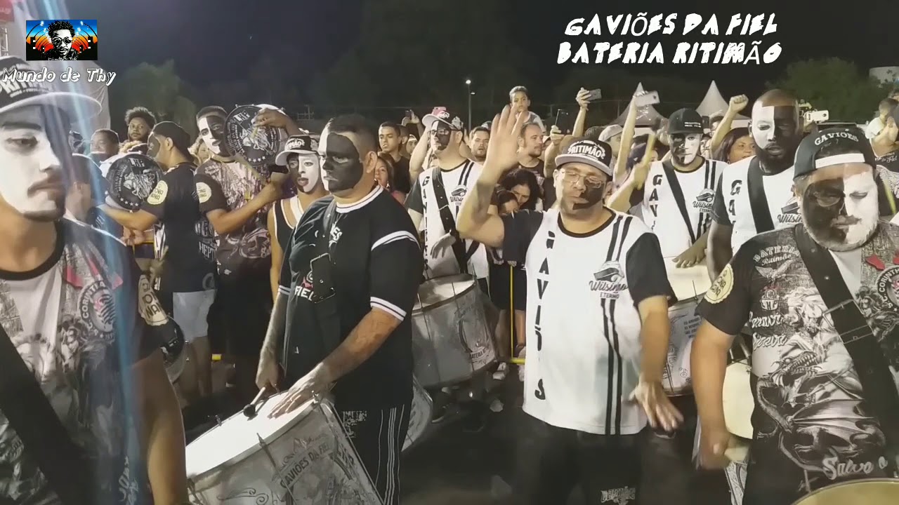 GAVIÕES DA FIEL - SURDO DE TERCEIRA E TIMBAUS BATERIA RITIMÃO 🏴🏳
