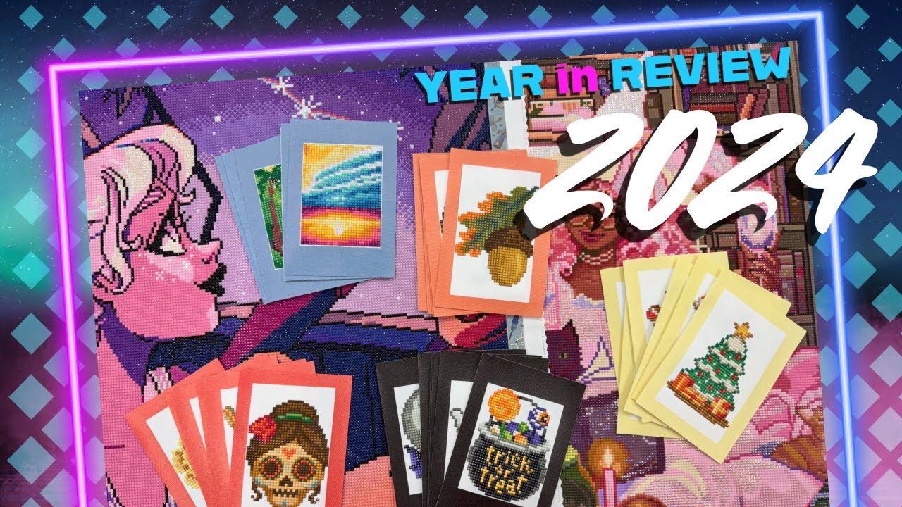 How many diamond painting projects did I complete in 2024? ✨ YEAR IN REVIEW