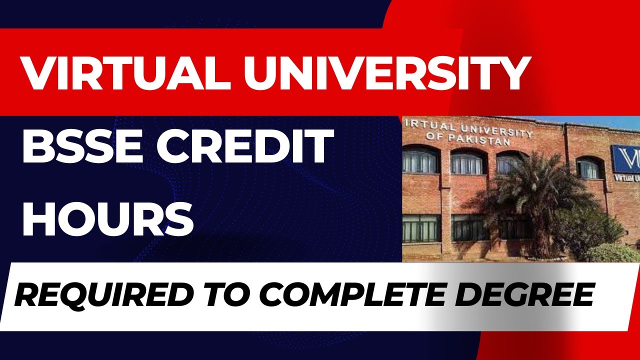 VIRTUAL UNIVERSITY BSSE TOTAL CREDIT HOURS