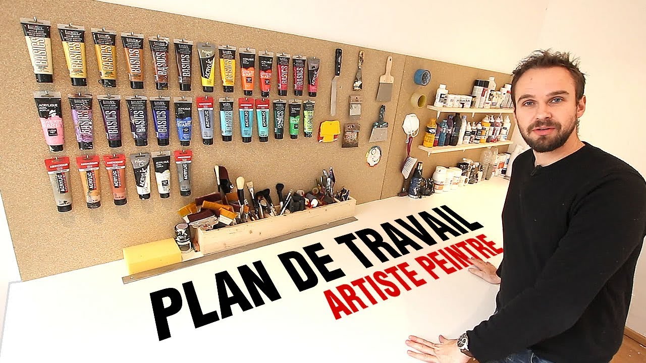 Artiste peintre : Mon plan de travail (2019)