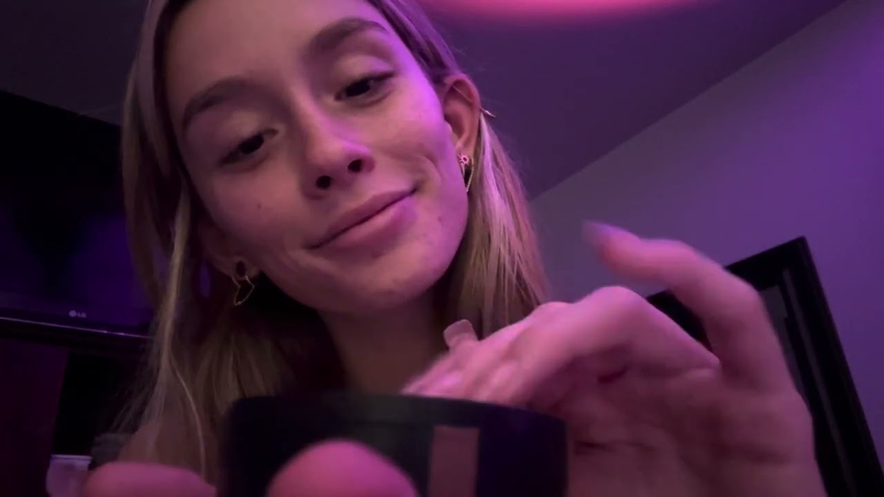 doing your makeup FAST ASMR 💝 (mouth sounds, tapping 🤓)