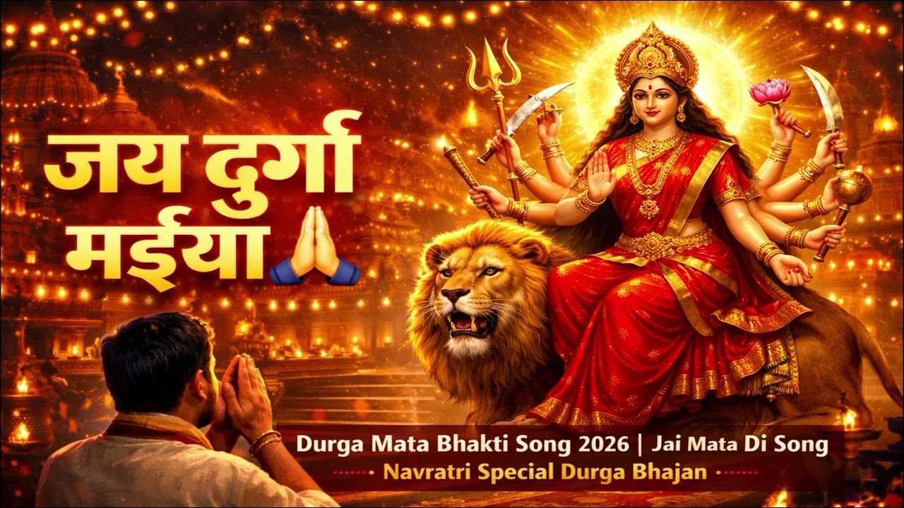जय दुर्गा मइया 🙏 Durga Mata Bhakti Song 2026 | Jai Mata Di Song | Navratri Special Durga Bhajan