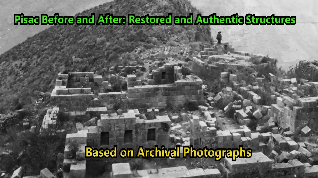 Pisac Before and After: Restored and Authentic Structures #history  #peru