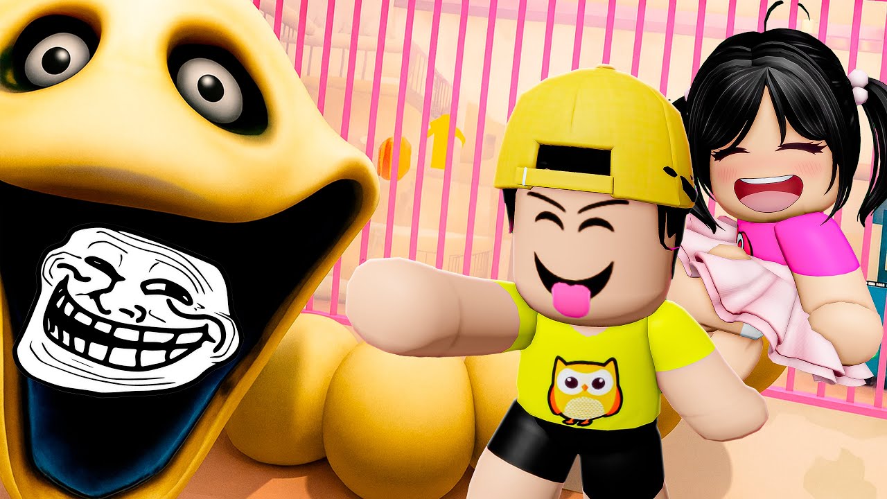 A MINHOCA FAMINTA COMEU A BEBÊ ANA TOYS GAMES NA PRISÃO DO BARRY *Trolei ela*
